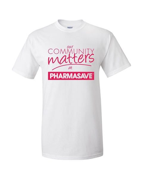 Picture of Pharmasave Community Matters White Shirt